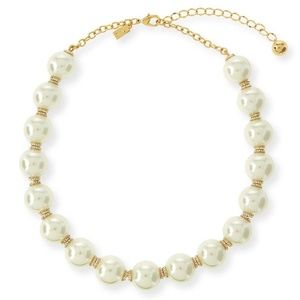 NEW Kate Spade 14K Gold Pearls Of Wisdom Necklace